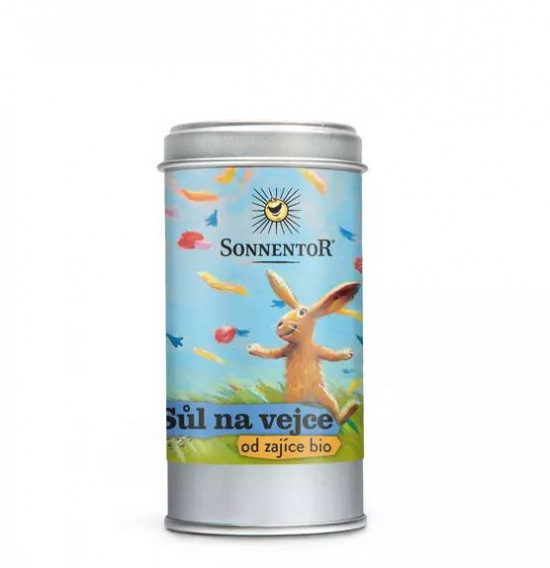 BIO mořská sůl s bylinkami, Sonnentor Sůl na vejce od zajíce, dózička, 90 g