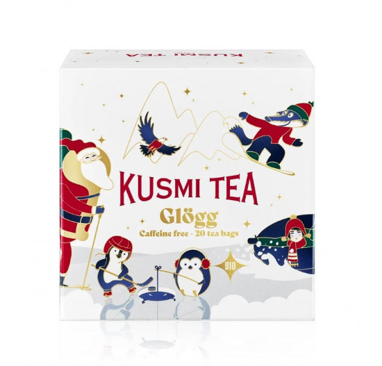 Bio organický ovocný čaj, Kusmi Tea Glögg, plechová dóza, sypaný, 125 g-29376