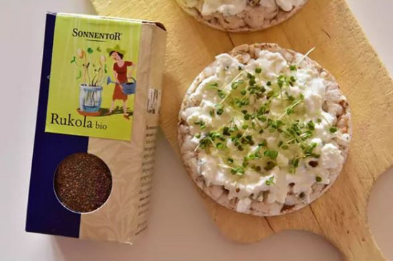 Bio semínka k nakličování Rukola, Sonnentor, krabička 120 g-15045
