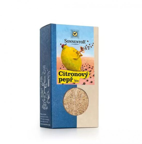 BIO směs koření, Sonnentor Citronový pepř, krabička, 70 g