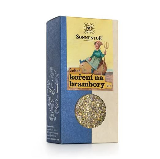 BIO směs koření, Sonnentor Selské koření na brambory, krabička, 18 g