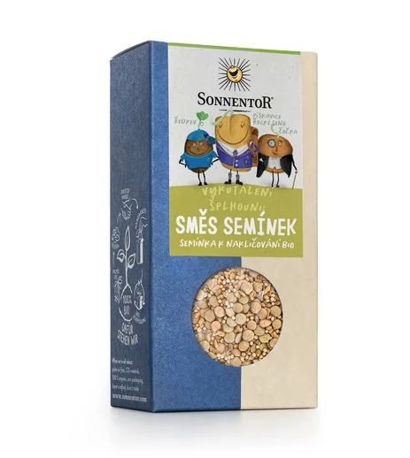 Bio směs semínek k nakličování, Sonnentor, krabička 120 g