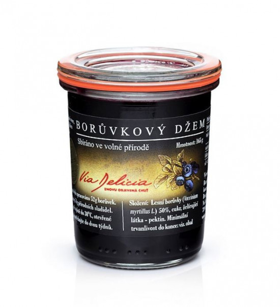 Borůvkový džem, Via Delicia, 170 g-25241