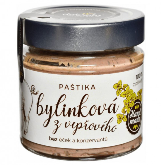 Bylinková paštika z vepřového masa, Dobroty z přírody, 150 g