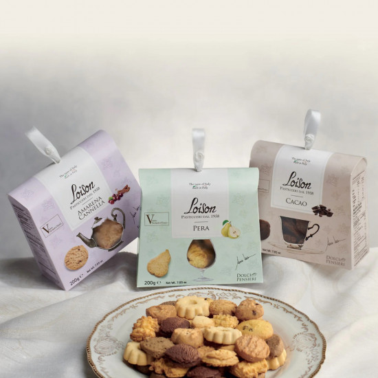 Čajové sušenky s kakaem Cacao, dárkové balení, 200 g-29223