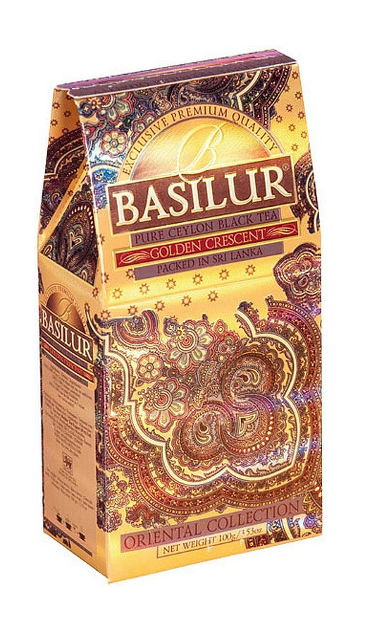 Černý čaj, Basilur Orient Golden Crescent, sypaný, 100 g