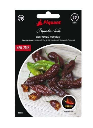 Chilli paprička Bhut Jolokia Chocolate, PIQUANT, semínka