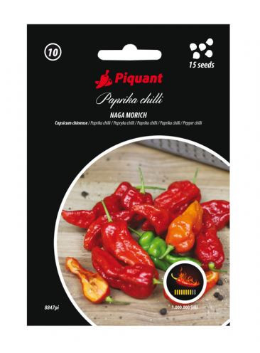 Chilli paprička Naga Morich, PIQUANT, semínka