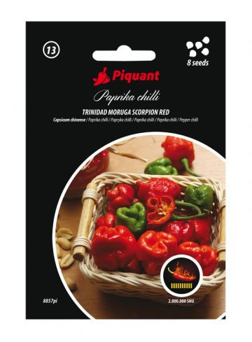 Chilli paprička Trinidad Moruga Scorpion Red, PIQUANT, semínka