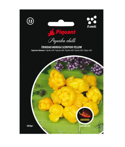 Chilli paprička Trinidad Moruga Scorpion Yellow, PIQUANT, semínka