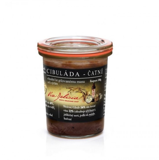 Cibuláda - cibulové čatní, Via Delicia, 160 g-25299