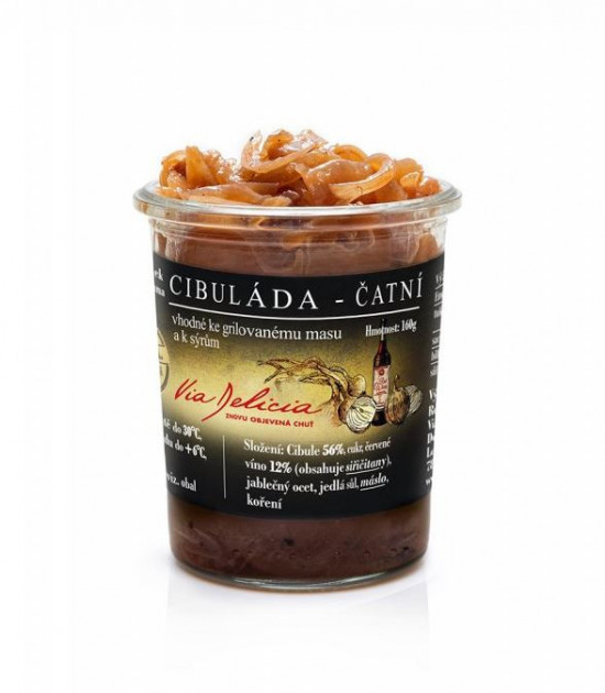 Cibuláda - cibulové čatní, Via Delicia, 160 g-25300
