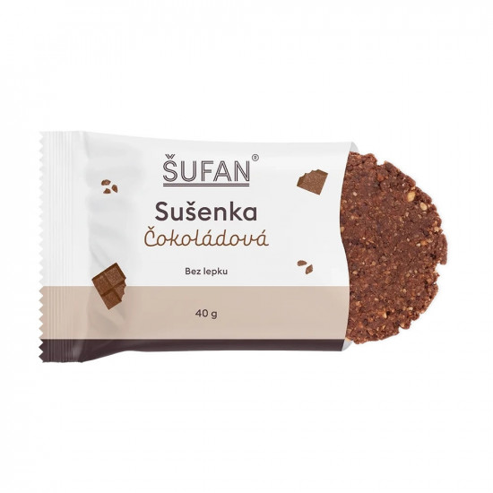 Čokoládová sušenka bez lepku, Šufan, 40 g