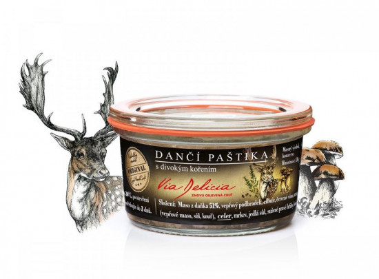 Dančí paštika s divokým kořením, Via Delicia, 130 g