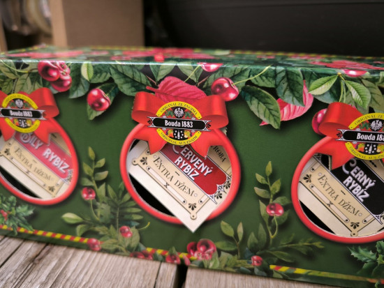 Dárková sada 3 ks, Bouda 1883 Rybízová sada, papírová kazeta-29641