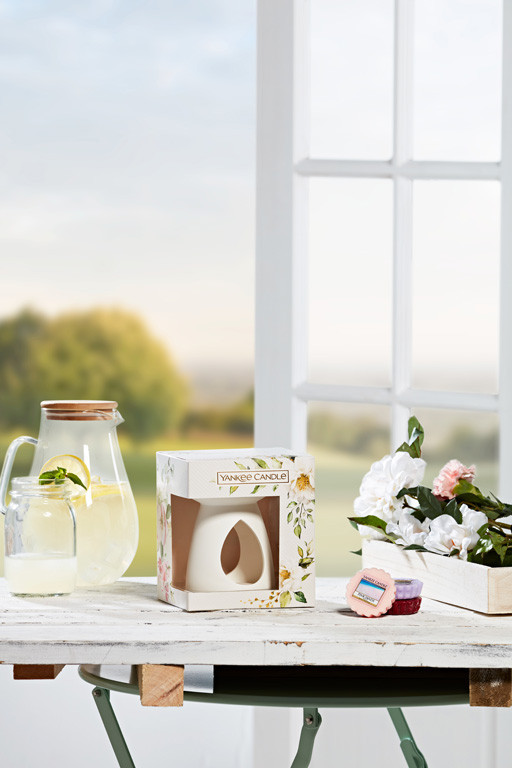 Dárková sada, Aromatické vosky Yankee Candle Garden Hid 3 ks, Aromalampa, provonění až 3 x 8 hod-455