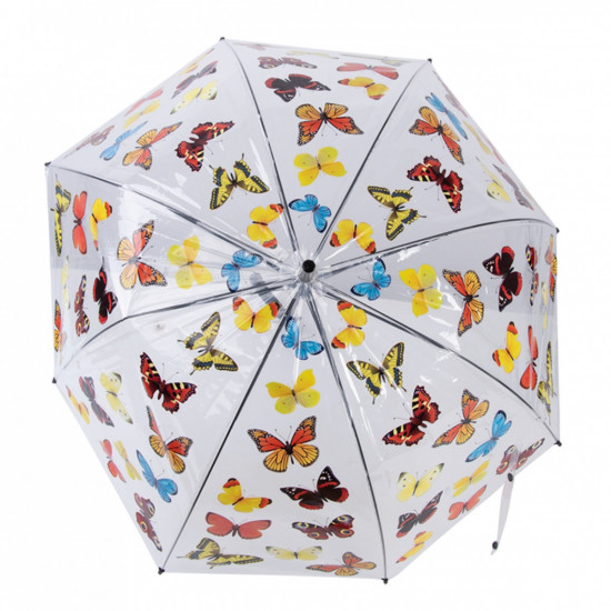 Deštník s motivem motýlů, Esschert Design, průměr 83 cm, vícebarevný-19830