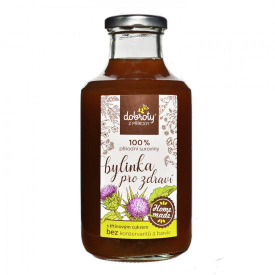Domácí bylinný sirup, Dobroty z přírody Bylinka pro zdraví, 500 ml