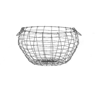 Drátěný koš Esschert Design, 36.5 x 27.5 cm, šedý