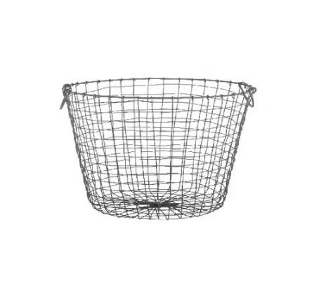 Drátěný koš Esschert Design, 43 x 38.5 cm, šedý