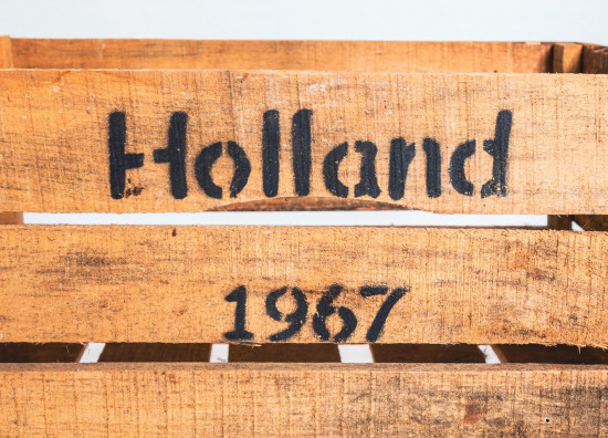 Dřevěná bedna Holland, hnědá-17343