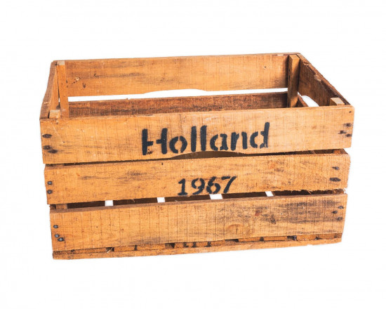 Dřevěná bedna Holland, hnědá-17344