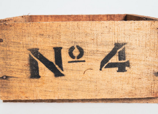 Dřevěná bedna No. 4, hnědá-17379