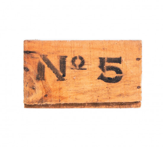 Dřevěná bedna No. 5, hnědá