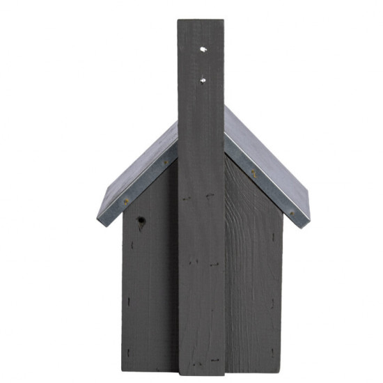 Dřevěná ptačí budka pro sýkoru modřinku, Esschert Design, šedá-13468