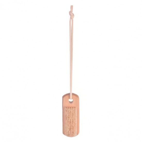 Dřevěný kartáč na nehty, přírodní, délka 11 cm