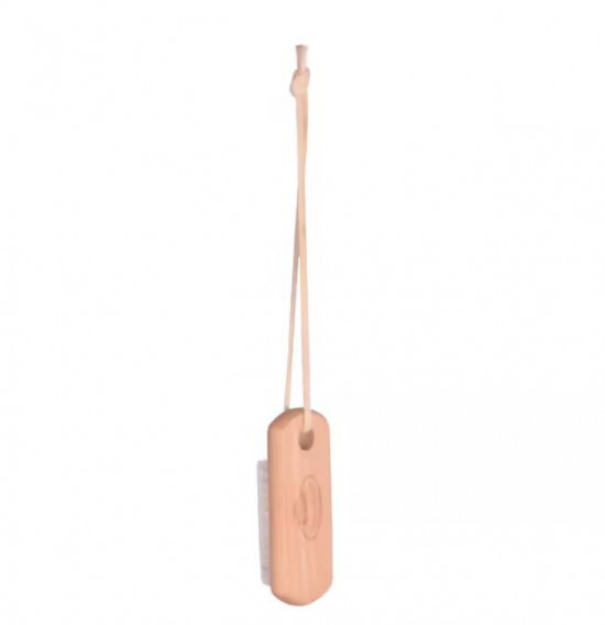 Dřevěný kartáč na nehty, přírodní, délka 11 cm-25476