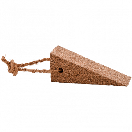 Dveřní zarážka KLÍNEK, Esschert Design, korková, hnědá