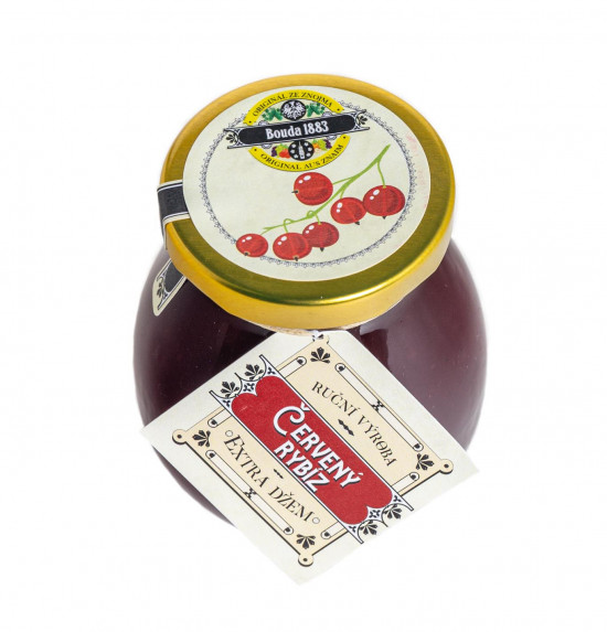 Džem z červeného rybízu, pasírovaný, Bouda 1883, 280 g-16965