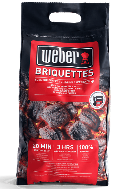 Grilovací dřevěné brikety Weber, 4 kg