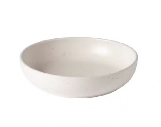 Hluboký talíř PACIFICA, keramický, glazovaný, průměr 22 cm, bílý