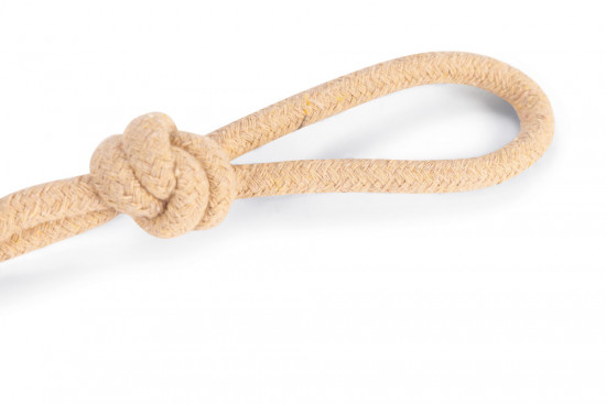 Hračka pro psy, tenisák s lanem MINUS ONE, šedo - hnědá, 39 cm-28665