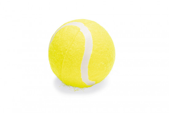 Hračka pro psy, tenisáky, červená a žlutá, 6 ks, průměr 6.5 cm-28754
