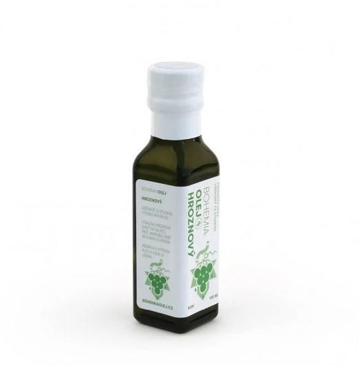 Hroznový olej, Bohemia olej, Raw kvalita, 100 ml