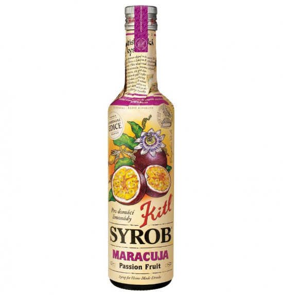 Hustý ovocný sirup, Kitl Syrob Maracuja, 500 ml