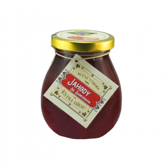 Jahodový džem s šampaňským a vanilkou, Bouda 1883, 280 g