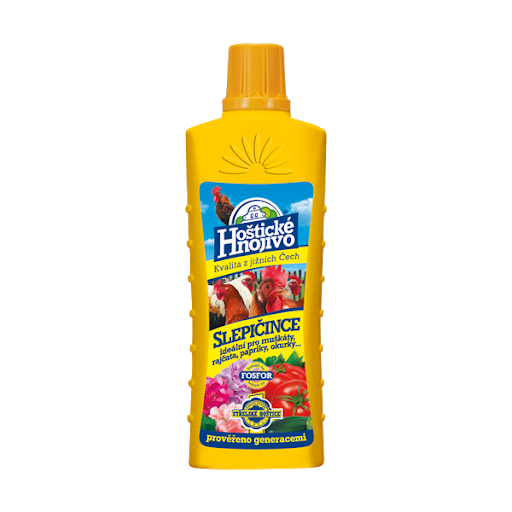 Kapalné Hoštické hnojivo SLEPIČINCE, Forestina, balení 500 ml