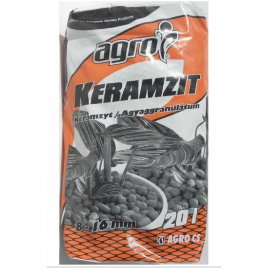 Keramzit Agro, velikost 8 - 16 mm, balení 20 l