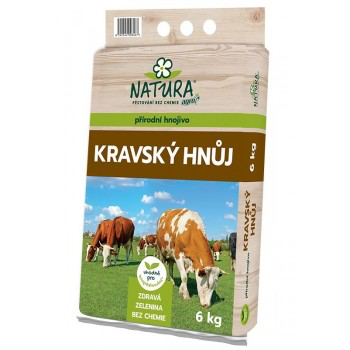 Kravský hnůj Natura, balení 6 kg