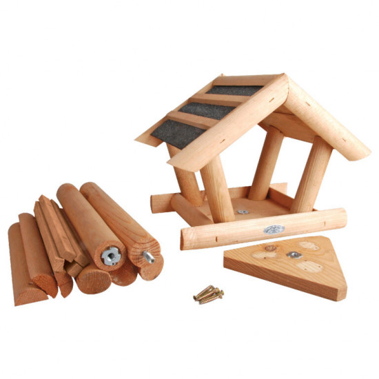 Krmítko na noze pro ptáky na sestavení, Esschert Design, dřevo, přírodní