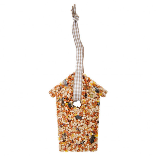 Krmivo pro ptáky, Esschert Design dům, 7 - 10 cm, lisovaný ptačí zob