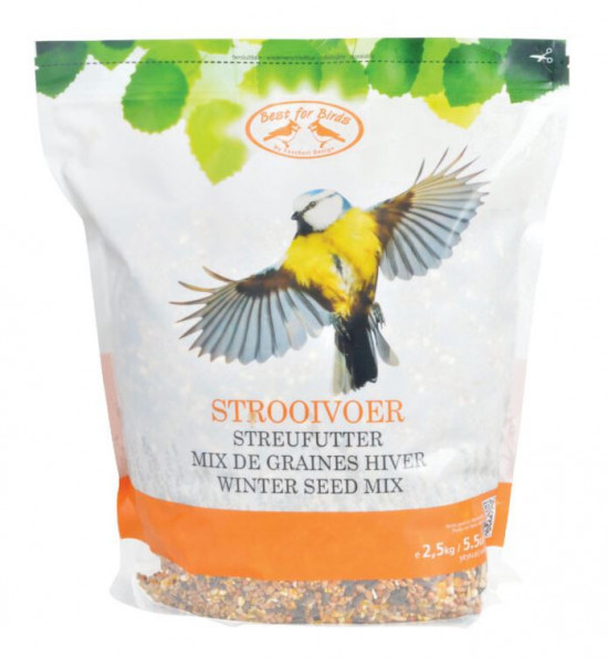 Krmivo pro ptáky, Esschert Design Zimní mix semen, 2.5 kg