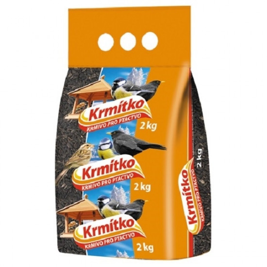 Krmivo pro ptáky, Forestina KRMÍTKO slunečnice černá, 2 kg