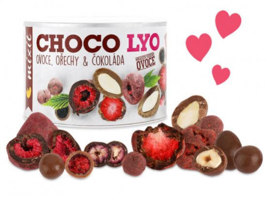 Křupavé ovoce a ořechy v čokoládě, Mixit, dóza, 180 g