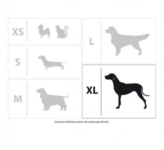 Látkový pelíšek pro psa DOG BOX, 70 x 110 x 10 cm, antracitový-28265