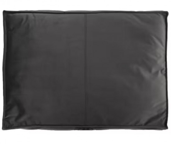Látkový pelíšek pro psa DOG BOX, 70 x 110 x 10 cm, antracitový-28271